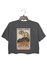 The Audacity Tarot Card Crop Top For Women