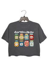 Social Work is My Jam Crop Tee For Women