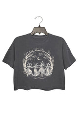 Halloween Witch Comfort Colors Crop Top