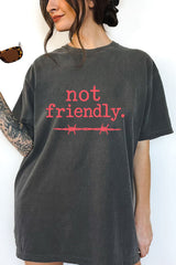 Not Friendly Tee For Women