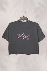 Subtle Lesbian Pride Crop Top For Women