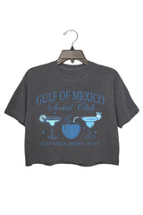 GULF OF MEXICO STAY SALTY RESIST OFTEN T-SHIRTS FOR WOMEN