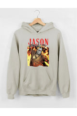 Horror Movie Michael and Jason Heart Hands Hoodie For Women