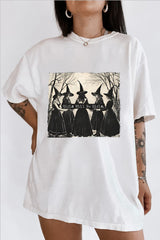 Girls Will Be Girls Halloween Witch T-Shirt For Women