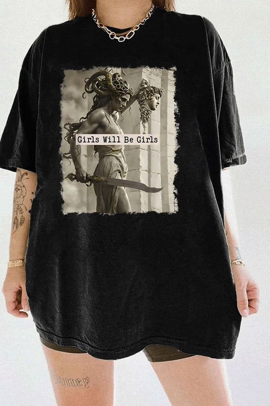 Medusa with the Head of Perseus Tee for women