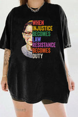 When Injustice Becomes Law Resistance Becomes Duty Tee For Women