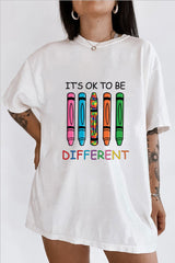 It's Ok To Be Different T-Shirt For Women