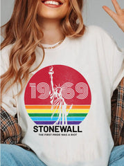 The First Pride Was A Riot 1969 Stonewall Tee For Women