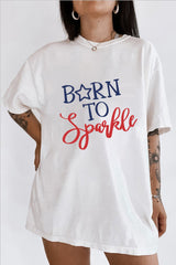Born To Sparkle - USA -T-Shirt For Women
