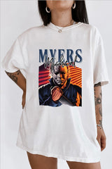 Horror Movies T-shirt Halloween Party t-Shirt Michael Myers Novelty Graphic t-Shirt