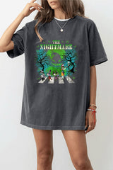 The Nightmare Jack Skellington Halloween Abbey Road T-Shirt