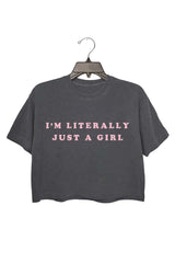 Literally Just a Girl Women's Short Sleeve T-shirt