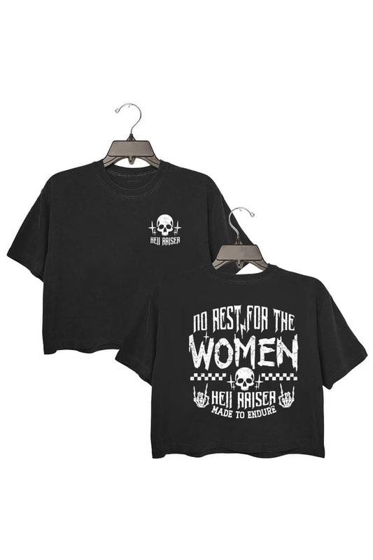 No Rest for Women Crop tee For Women