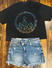 To The Stars Who Listen And The Dreams That Are Answered Crop Tee