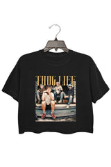 Golden Girls Thug Life Crop Top For Women