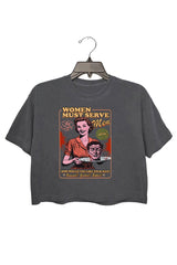 Women Must Serve Men Retro Feminist Halloween T-Shirt