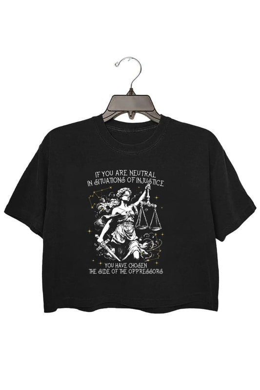 WHEN INJUSTICE BECOMES LAW RESISTANCE BECOMES DUTY CROP TOP FOR WOMEN