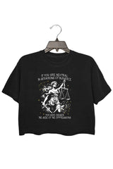 WHEN INJUSTICE BECOMES LAW RESISTANCE BECOMES DUTY CROP TOP FOR WOMEN