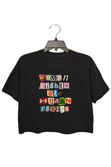 Women rights are human rights Crop tee For women