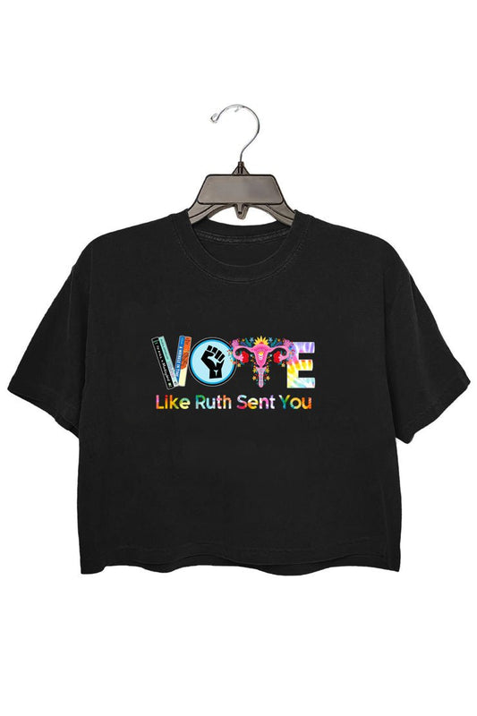 Like Ruth Sent You Crop Top For Women