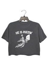 He Is Rizzin Crop Top For Women