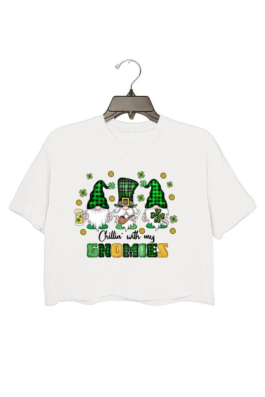 St. Patrick's Day Tshirt Womens T-Shirts Green Clover Tees Short Sleeve