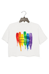 Love Wins Crop Top For Women