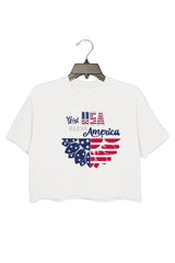 Patriotic US Flag Sunflower God Bless America Premium T-Shirt