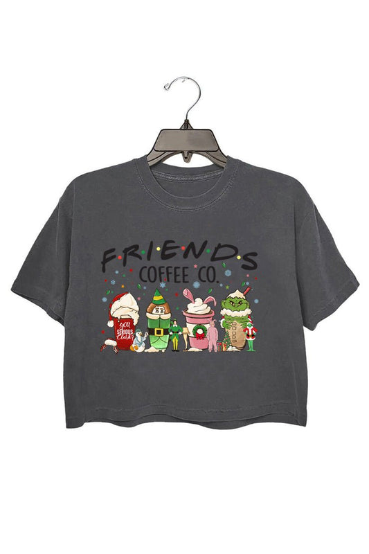 Friends Coffee Company Crop tee For Women