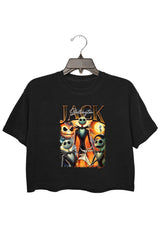 Jack Skellington "The Nightmare Before Christmas" Unisex Crop tee For Women