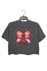 Valentine Coquette Shirt, Love You Cherry Much T-shirt