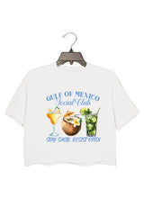 GULF OF MEXICO SOCIAL CLUB CROP TOP FOR WOMEN