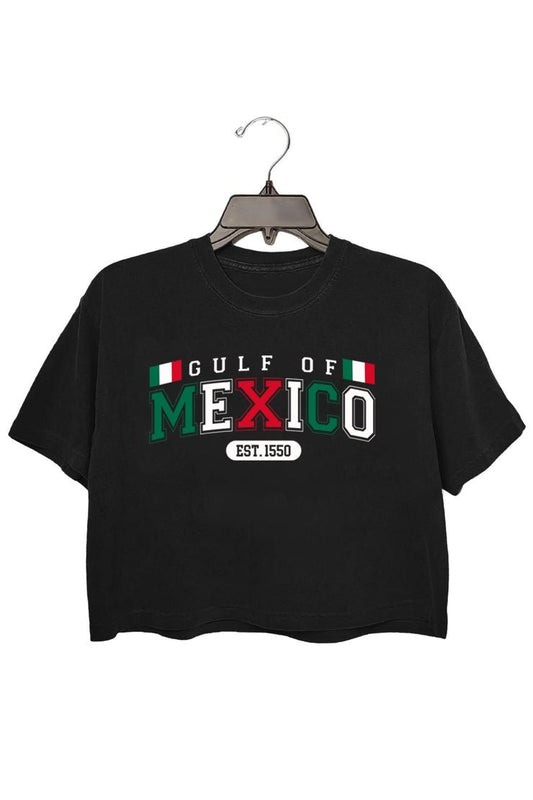 GULF OF MEXICO EST 1550 CROP TOP FOR WOMEN