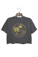 Gulf of Mexic Forever Crop Tee For Women