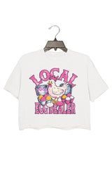 Local Egg Dealer Crop Top For Women