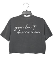 I Got No Mercy Jessie Murph Song Dirty Crop Top For Women