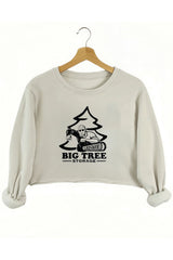 Big Tree Griswold Storage Crop Sweatshirt For Women