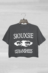 Siouxsie and The Banshees Goth Crop Tee For Women