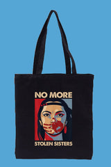 No More Stolen Sisters Canvas Aesthetic Tote Bag for Women Beach Bag Shopping Bags Shoulder Bag Reusable Grocery Bags