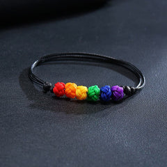 The Pride Bracelet/Rainbow Bracelet  Gay Pride Bracelet - Pride Bracelet - Equality Bracelet - LGBTQ Bracelet - Love Wins