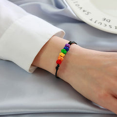 The Pride Bracelet/Rainbow Bracelet  Gay Pride Bracelet - Pride Bracelet - Equality Bracelet - LGBTQ Bracelet - Love Wins