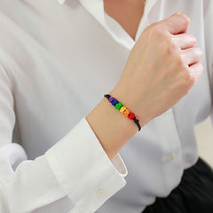 The Pride Bracelet/Rainbow Bracelet  Gay Pride Bracelet - Pride Bracelet - Equality Bracelet - LGBTQ Bracelet - Love Wins