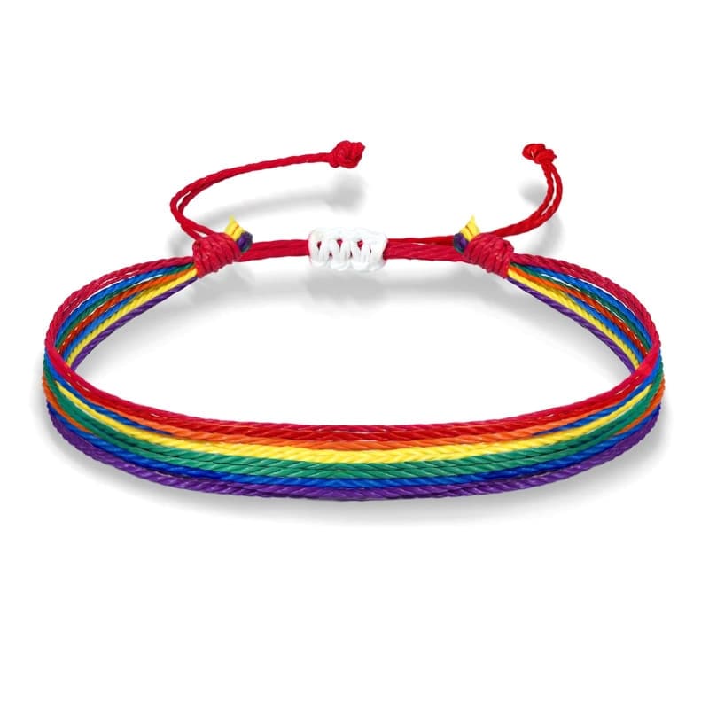 Pride Bracelet | Rainbow String Bracelet for Men Women