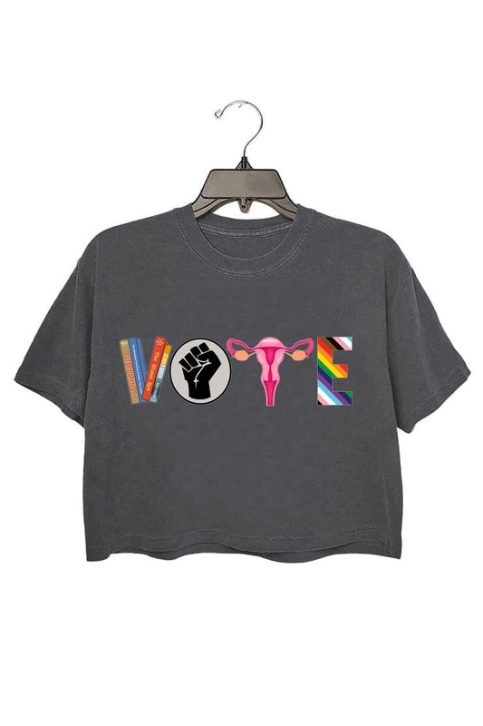 Vote Crop Top For Women