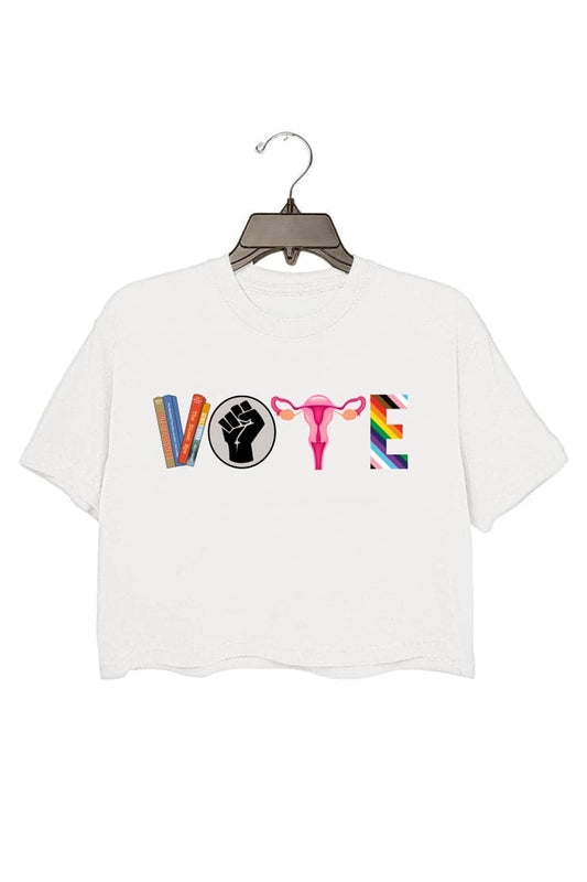 Vote Crop Top For Women
