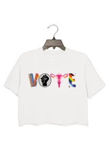 Vote Crop Top For Women