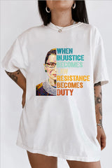 When Injustice Becomes Law Resistance Becomes Duty Tee For Women