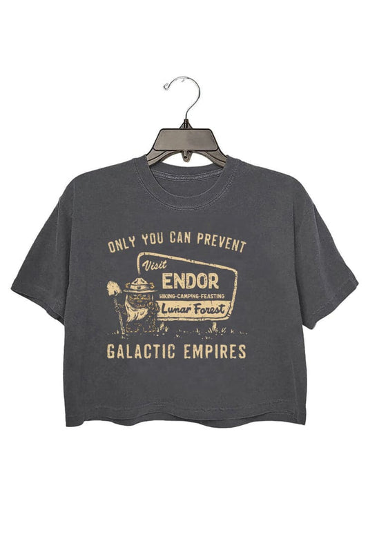 Only You Can Prevent Galactic Empires Crop Top For Women