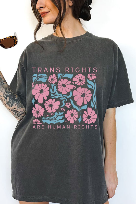 Trans Rights Are Human Rights Tee For Women
