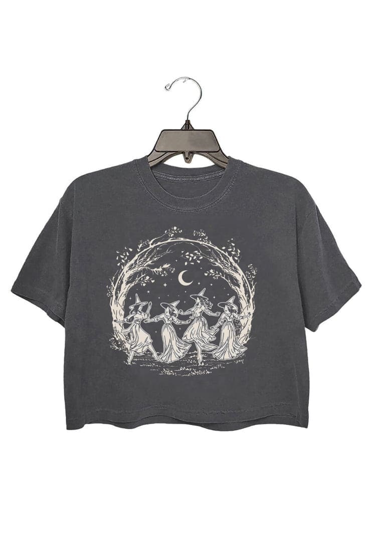 Halloween Witch Comfort Colors Crop Top